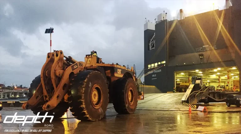 Unloading CAT994D