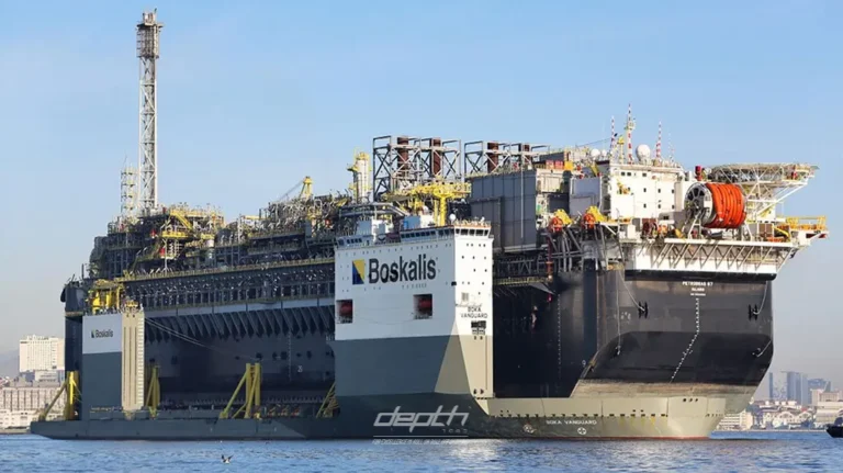 Offshore Rig on a Semisubmersible