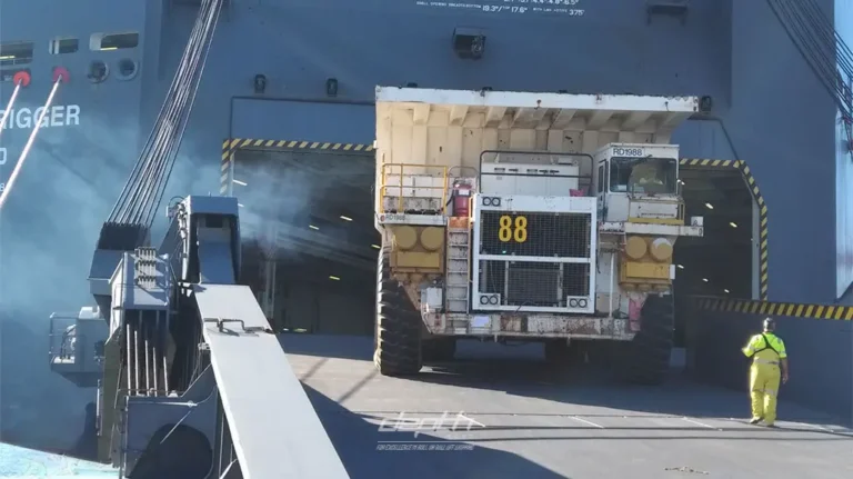 RoRo Shipping of Komatsu 630E