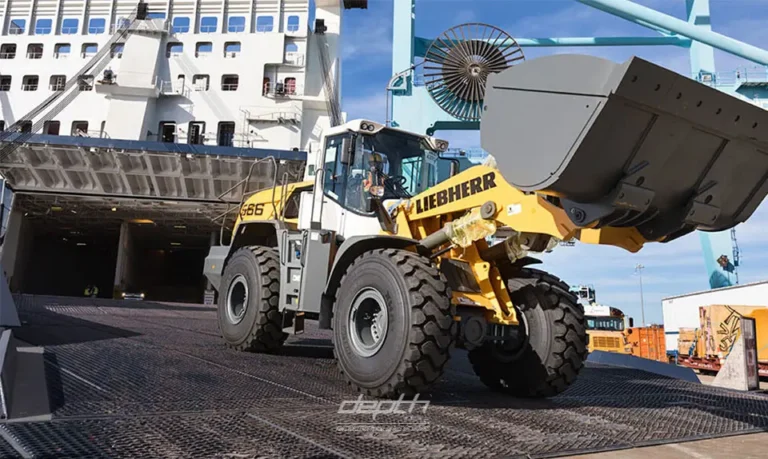 RoRo Shipping of Wheel Loader